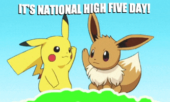 national high five day GIF