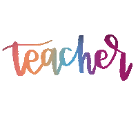 lushletterco teacher teach teacher life lushletterco Sticker