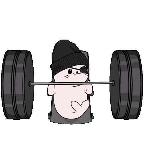 Work Out Fun Sticker by Sappy Seals Community