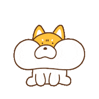 mochitown shiba 강아지 흥 삐짐 Sticker