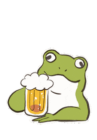 乾杯 Sticker by 河童堂