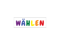 Deutschland Wahltag Sticker