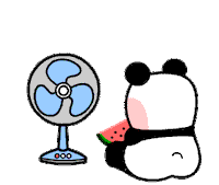 Fan Eat Sticker by Shiny bear