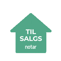 NotarNorge hus salg notar til salgs Sticker