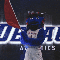 DePaulBlueDemons flags depaul dibs depaulathletics GIF