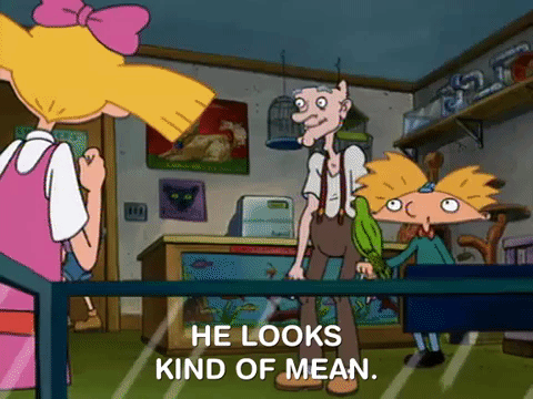 hey arnold nicksplat GIF