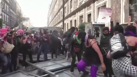 Mexico City Protest GIF