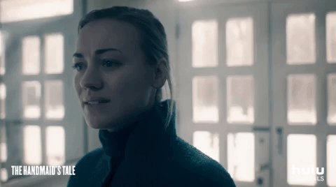 the handmaids tale serena GIF by HULU