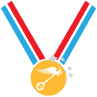 gold medal silvermedal Sticker by Art & Writing Awards