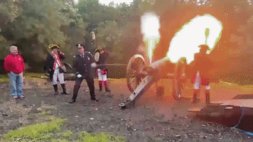 City Marks Independence Day With Cannon Fire
