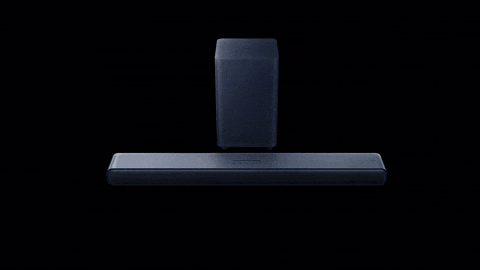 Animación del sonido envolvente de la barra de sonido TCL