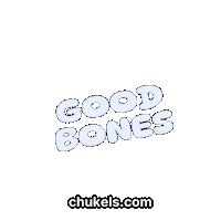 Good Bones Skeleton Sticker by chukels