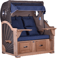 Strandkorbmanufaktur relax garden urlaub sonne Sticker