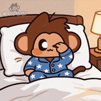 Tired Wake Up GIF by Chimpers