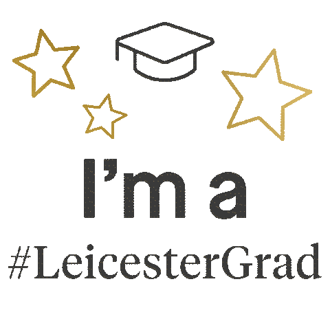 Graduate Grad Sticker by Uni of Leicester