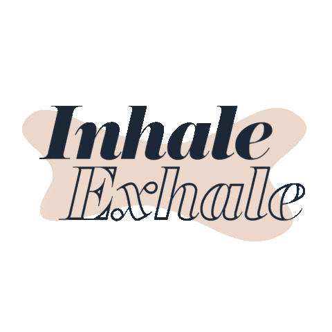 saintbelford self care selfcare breathe exhale Sticker