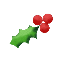 Christmas Mistletoe Sticker