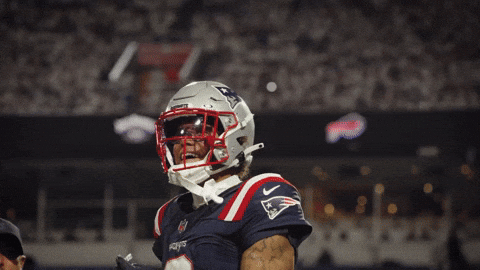 Football Smile GIF by New England Patriots