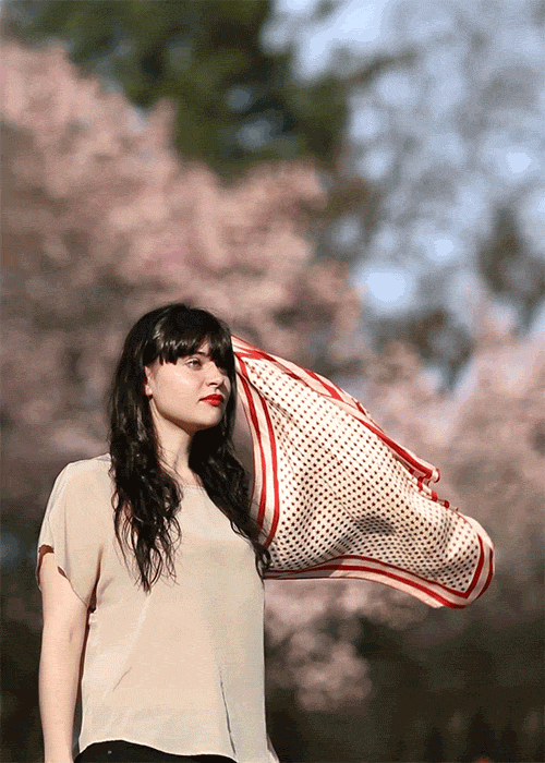 fashion wind GIF