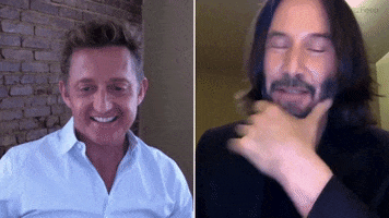 Keanu Reeves Exit GIF by BuzzFeed