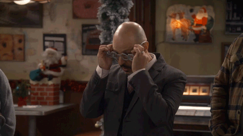 superior donuts glasses GIF by CBS