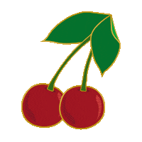 Gold Comida Sticker