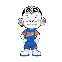 Sad New York Mets Sticker by Zhot