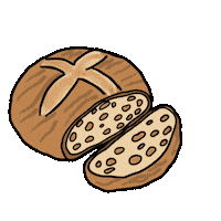 Sourdough Bakken Sticker by mindandbeauty