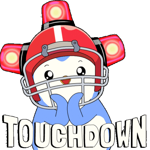 Football Touch Down Sticker by Pudgy Penguins