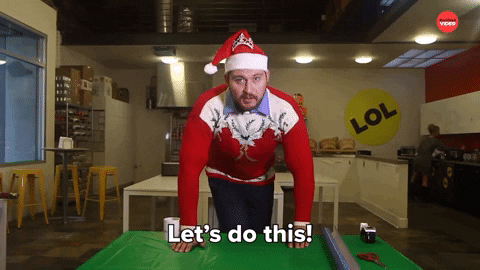 Lets Go Christmas GIF by BuzzFeed