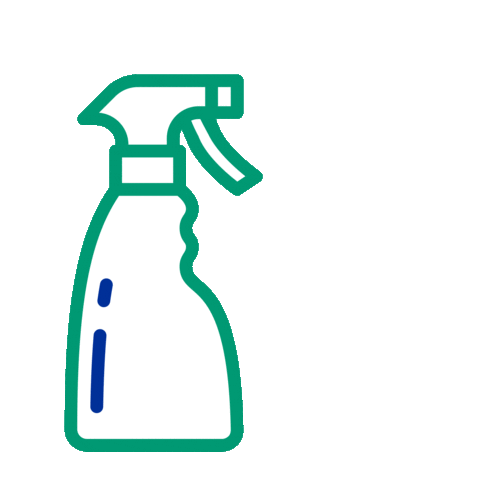 Cleaning Spray Sticker by Dr Beckmann