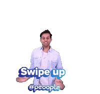 peoople swipe up arrow up swipe Sticker