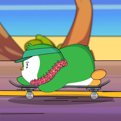 On My Way Deal With It GIF by Pudgy Penguins