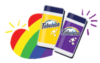 Heart Rainbow Sticker by Fabuloso Brand