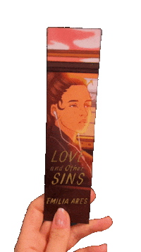 emiliaares love romance book reading Sticker