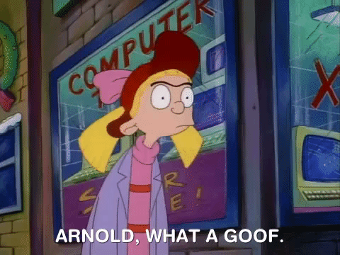 hey arnold nick splat GIF