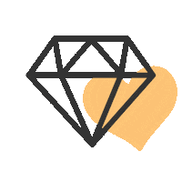 whimsicalwonderlandweddings love marriage diamond married Sticker