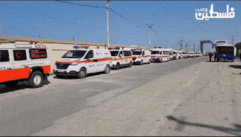Ambulances Ready as Selected Wounded and Foreign Nationals Allowed to Leave Through Rafah