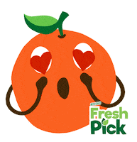 Orange Sticker by Zesto Fresh Pick