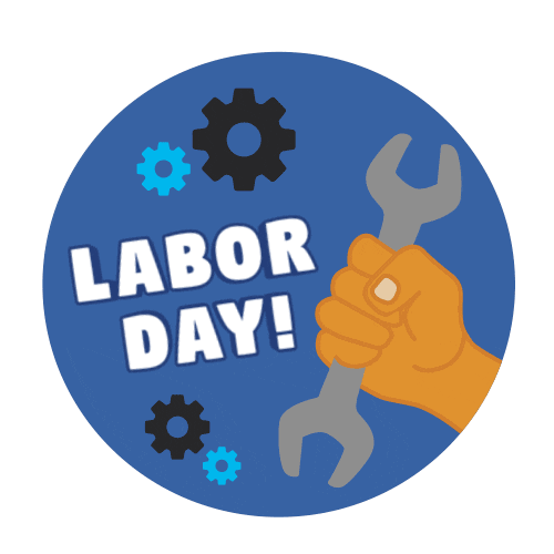 Happy Labor Day Sticker