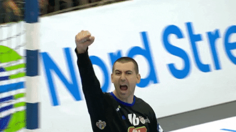 happy champions league GIF by EHF