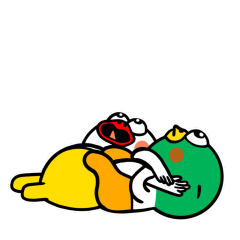 Angry Duck Sticker by kwaesam