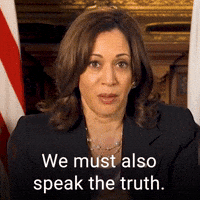 We must also speak the truth.