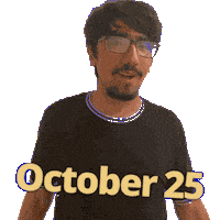 October 25 Sticker