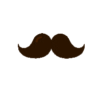 Moustache Ribbon Sticker by LottieFiles