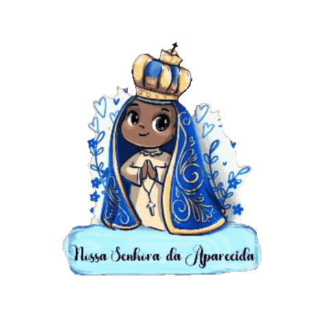 elistorycriativo santinha maezinha elistorycriativo nossa senhora da aparecida nossa senhora da aparecida Sticker