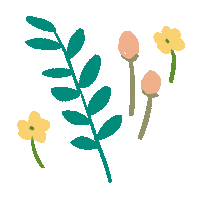Flower Bunga Sticker