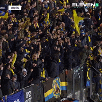 Happy Football GIF by ElevenSportsBE