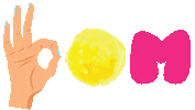 Pompom Sticker by Loome