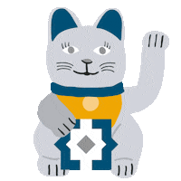 cs_tudarmstadt good luck computer science lucky cat informatik Sticker